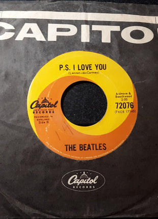 The Beatles : Love Me Do (7", Single, RP)