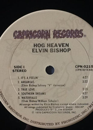 Elvin Bishop : Hog Heaven (LP, Album, Pit)