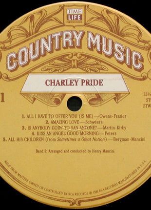 Charley Pride : Country Music (LP, Comp, Bar)