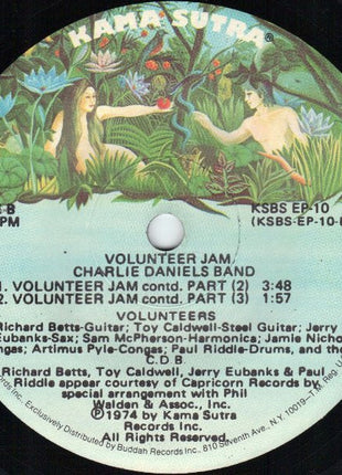 The Charlie Daniels Band : Volunteer Jam (7", EP)