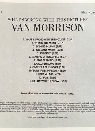 Van Morrison : What's Wrong With This Picture? (CD, Album)