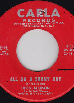 Deon Jackson : Ooh Baby / All On A Sunny Day (7", Single, SP )