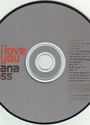 Diana Ross : I Love You (CD, Album)
