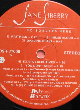 Jane Siberry : No Borders Here (LP, Album)