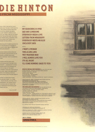 Eddie Hinton : Letters From Mississippi (LP, Album)