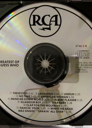 The Guess Who : The Greatest Of The Guess Who (CD, Comp, RE, RM)