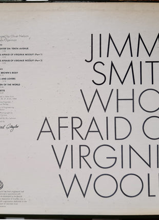 Jimmy Smith : Who's Afraid Of Virginia Woolf? (LP, Album, Mono, RE, Gat)