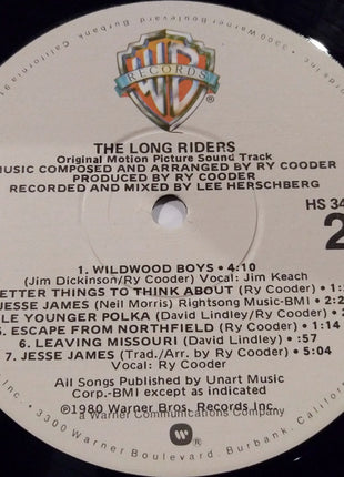 Ry Cooder : The Long Riders (Original Sound Track) (LP, Album)