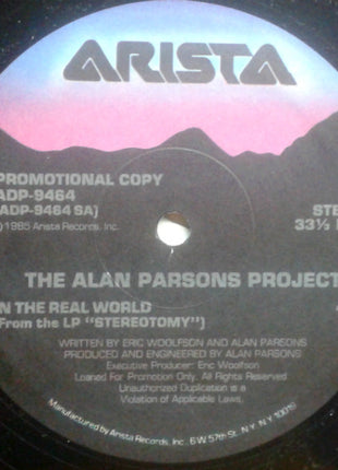 The Alan Parsons Project : In The Real World / Limelight (12", Single, Promo)