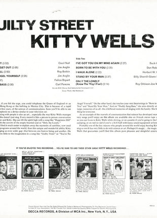 Kitty Wells : Guilty Street (LP, Album)