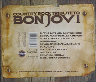 Various : Country Rock Tribute To Bon Jovi (CD, Album, Comp)