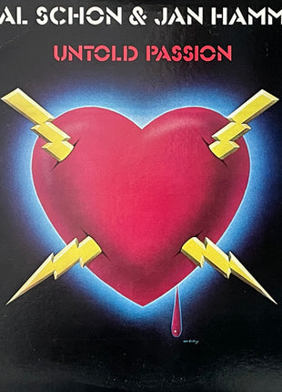 Neal Schon & Jan Hammer* : Untold Passion (LP, Album, Pit)