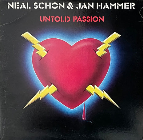 Neal Schon & Jan Hammer* : Untold Passion (LP, Album, Pit)