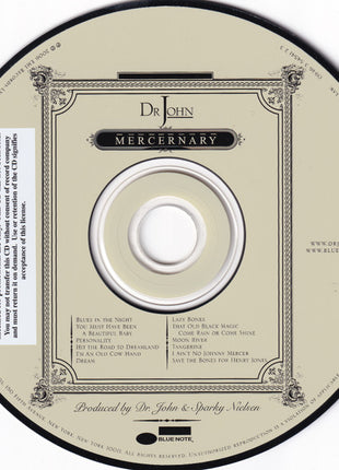 Dr. John : Mercernary (CD, Album, Promo)