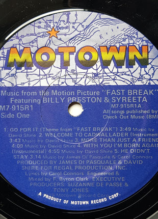 Billy Preston & Syreeta : Fast Break (Music From The Motion Picture) (LP, Album, RP)