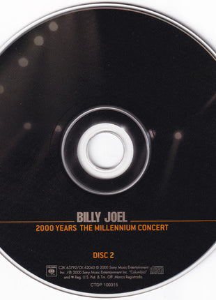 Billy Joel : 2000 Years: The Millennium Concert (2xCD, Album)