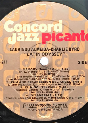 Laurindo Almeida · Charlie Byrd : Latin Odyssey (LP, Album)