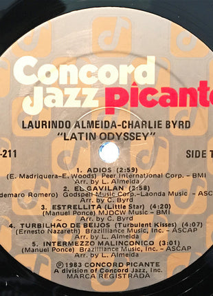 Laurindo Almeida · Charlie Byrd : Latin Odyssey (LP, Album)