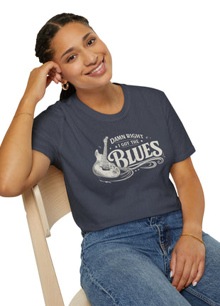 Damn Right , I Got The Blues T-Shirt — "Damn Right I Got The Blues" Vintage Music Tee
