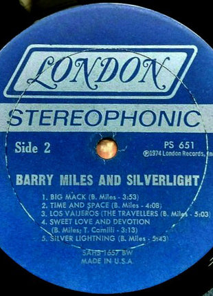 Barry Miles And Silverlight : Barry Miles And Silverlight (LP, Album)