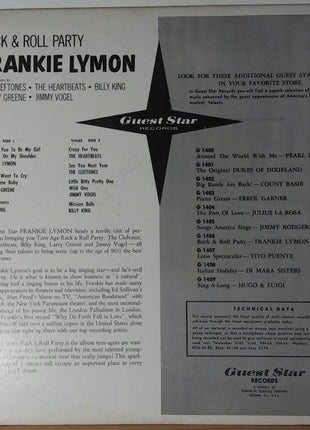 Various : Rock N Roll Party Starring Frankie Lymon (LP, Comp)