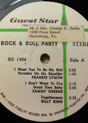 Various : Rock N Roll Party Starring Frankie Lymon (LP, Comp)