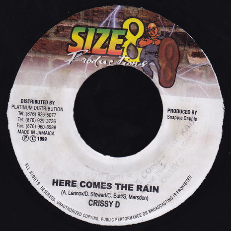 Crissy D : Here Comes The Rain (7")