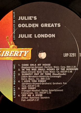 Julie London : Julie's Golden Greats (LP, Comp, Mono)