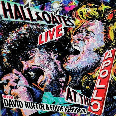Daryl Hall & John Oates With David Ruffin & Eddie Kendricks : Live At The Apollo (LP, Album)