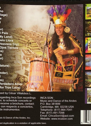 Cesar Villalobos L. : Inca Son: Music & Dance Of The Andes Vol. 12 (Live From Sanders Theatre) (CD, Album)