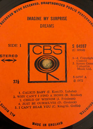 Dreams (4) : Imagine My Surprise (LP, Album)