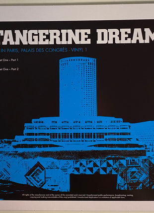 Tangerine Dream : Live In Paris, Palais Des Congrès - March 6th, 1978 (LP, Blu + LP, Red + LP, Ora + Box, RSD)