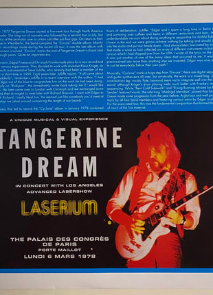 Tangerine Dream : Live In Paris, Palais Des Congrès - March 6th, 1978 (LP, Blu + LP, Red + LP, Ora + Box, RSD)