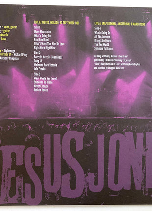 Jesus Jones : Live in Chicago 1990 (2xLP, Album, RSD, Whi)