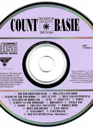 Count Basie : "The Best Of" The Roulette Years (CD, Comp)