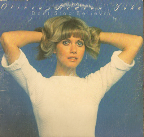 Olivia Newton-John : Don't Stop Believin' (LP, Album, Gol)