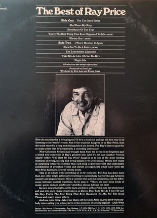 Ray Price : The Best Of Ray Price (LP, Comp)