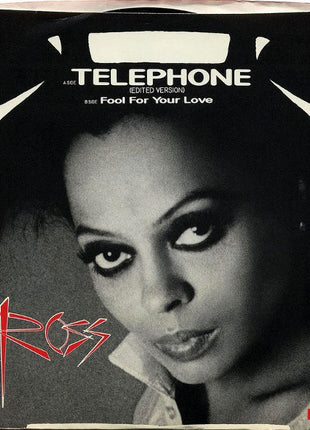 Diana Ross : Telephone (7", Single, Styrene, Ind)