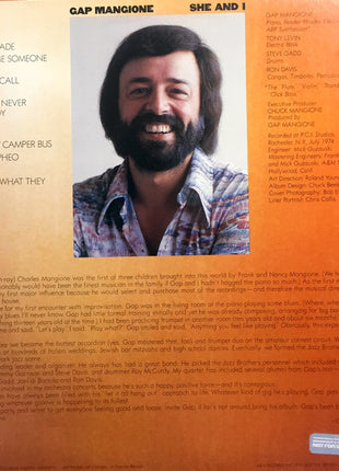 Gap Mangione : She And I (LP, Album, Promo)