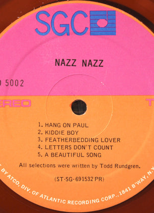 Nazz : Nazz Nazz (LP, Album, PR )