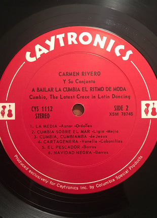 Carmen Rivero Y Su Conjunto : Cumbia (A Bailar La Cumbia - El Ritmo De Moda = The Latest Craze In Latin Dancing) (LP, Album, RE)