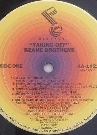 Keane Brothers : Taking Off (LP, Album, San)