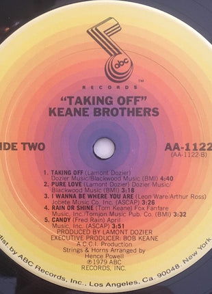 Keane Brothers : Taking Off (LP, Album, San)