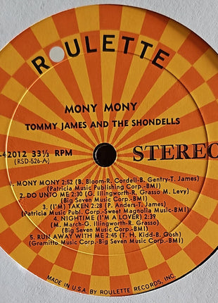 Tommy James And The Shondells* : Mony Mony (LP, Album, Abb)