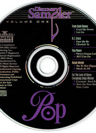 Various : Discovery Sampler (Pop) (CD, Comp, Promo, Smplr)