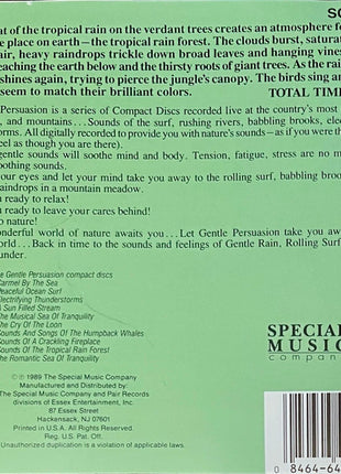 No Artist : The Sounds Of Nature - Sounds Of The Tropical Rain Forest (CD, Album, Club)