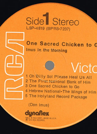 Imus In The Morning : One Sacred Chicken To Go (LP, Album)