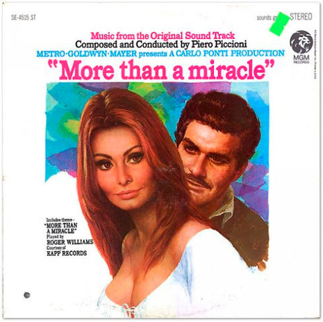 Piero Piccioni : More Than A Miracle (Music From The Original Sound Track) (LP, Album)