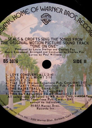 Seals & Crofts : Seals & Crofts Sing The Songs From The Original Motion Picture Sound Track "One On One" (LP, Album, Ter)