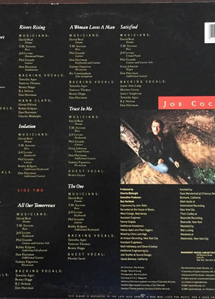 Joe Cocker : Unchain My Heart (LP, Album, SRC)